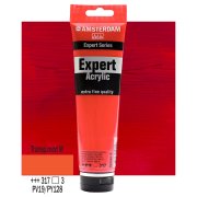 AMSTERDAM EXPERT ACRYLIC 150ml TRANSPARENT RED MEDIUM 317