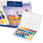 FABER CASTELL FARBY AKWARELOWE 24 KOLORÓW KOSTKA 