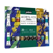 Pebeo Studio Acrylics 20T20ml + Pędzel