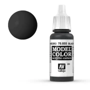 Vallejo Model Color 205 - 855-17 ml. Black Glaze