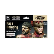 Vallejo Model Color Zest. 8 farb - Faces Painting Set by Jaume Orti